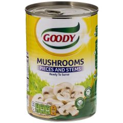 Goody, Mushrooms Pieces And Stems, 24x400g