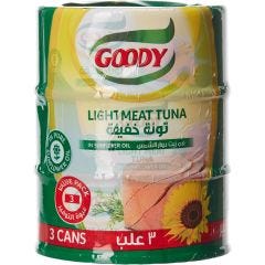 Goody, Light Meat Tuna In Sunflower Oil, 48x160g