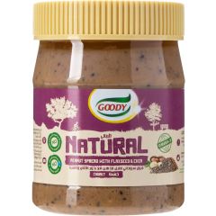 Goody, Natural Peanut Spread With Flax Seeds And Chia, 12x340g