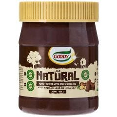 Goody, Natural Peanut Spread With Dark Chocolate, 12x340g