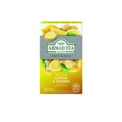 Ahmad Tea, Lemon & Ginger, 6x20x2g