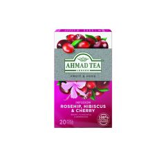Ahmad Tea, Rosehip Cherry Hibiscus Alu Tea Bags, 6x20x2g