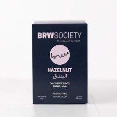 BRW Society, Hazelnut - Coffee Bags 10*100G, 10x10x100g