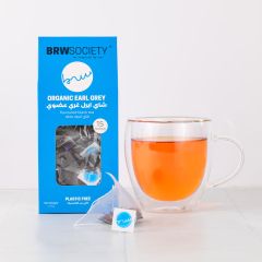 BRW Society, Organic Earl Grey Teabags - Black Tea 15, 20x15ct