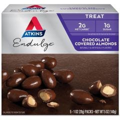 Atkins, Choco Covered Almonds, 4x5x28g