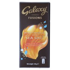 Galaxy, Fusions Blonde Chocolate with Seasalt, 40x100g