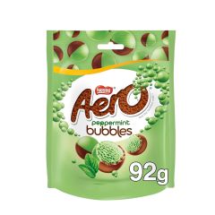 Aero, Bubbles Peppermint Bag, 8x92g
