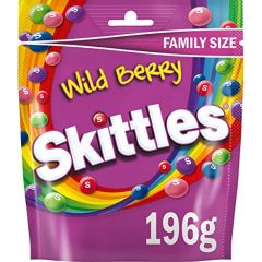 Skittles, Wild Berry Pouch, 14x196g