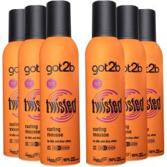 Got2B, Twisted Curling Mousse, 6x250ml
