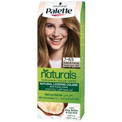 Palette, Naturals Permanent Color Creme 7-65 Medium Gold Blonde, 10x1ct