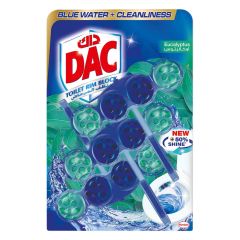 Dac, Toilet Rim Block Eucalptus Value Pack, 9x3x50g