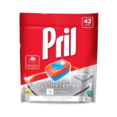 Pril, All In 1 Adw Tabs New, 6x42g