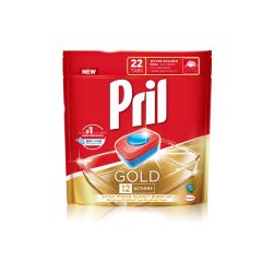 Pril, Gold 12 Action Adw Tabs, 8x22g