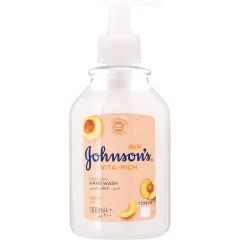 Johnson's Liquid Soap Peach, 12x300ml