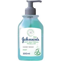Johnson's Hand Wash Anti Bac Mint, 12x300ml