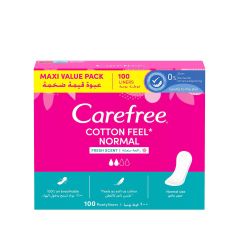 Carefree Cotton Fresh Scent 5/100 Pcs, 5x100ct