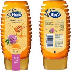Hero, Natural Honey Squeeze, 12x500g