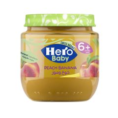 Hero Baby, Peach Banana, 12x125g
