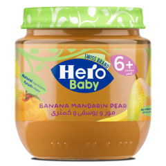 Hero Baby, Banana Mandarin Pear, 12x125g
