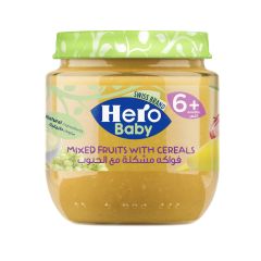 Hero Baby, Mixed Fruits With Cereals, 12x125g
