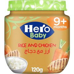 Hero Baby, Rice Chicken, 12x120g