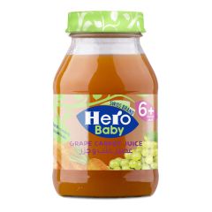 Hero Baby, Grape With Carrots Juice, 12x130ml