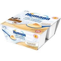 Humana, Milk Pudding Semolina Biscuit, 4x100g