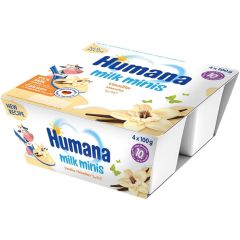 Humana, Milk Pudding Vanilla, 4x100g