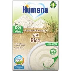 Humana, Milk Cereal Rice, 4x180g