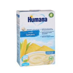 Humana, Milk Cereals Semolina, 4x200g