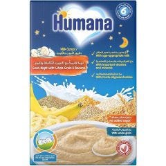 Humana, Milk Cereals Good Night Banana, 4x200g