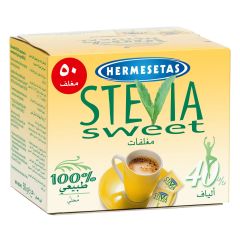 Hermesetas, Stevia Sweetener Sachets, 6x50x1g