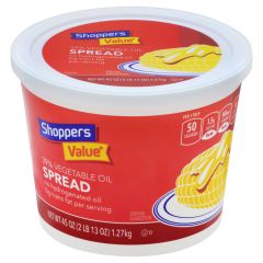 Frozen-Shoppers Value, 39% Vegetable Oil Spread, 6x45Oz