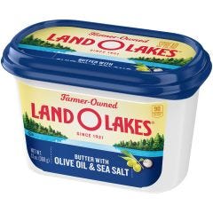 Frozen-Land O Lakes, Butter With Olive Oil And Sea Salt Tub, 12x13Oz