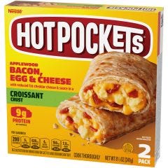 Frozen-Hot Pockets, Bacon, Egg & Cheese 2 Count, 8x9Oz