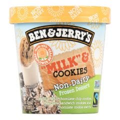 Frozen-Ben & Jerry's, Non Dairy Vegan Milk & Cookies Dessert, 8x16Fz