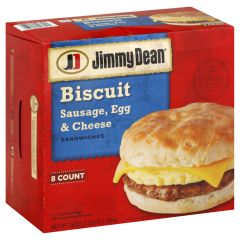 Frozen-Jimmy Dean, Sausage, Egg Cheese Biscuit, 3x36Oz