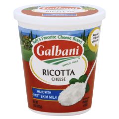 Frozen-Galbani, Ricotta Cheese Made With Part Skim Milk, 12x15Oz