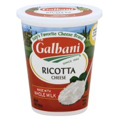 Frozen-Galbani, Ricotta Whole Milk, 6x32Oz