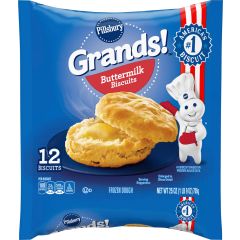 Frozen-Pillsbury, Buttermilk Biscuit, 12x25Oz