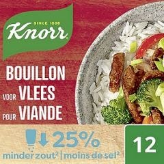 Lean Meat Bouillon Cube Finesse Knorr 12 P. 1X109 Gr