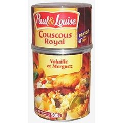Couscous Poultry + Merguez  Paul & Louise (Tin) 6X1,05 Kg