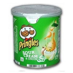 Pringles Saur Cream & Onion Crisps 12X40 Gr