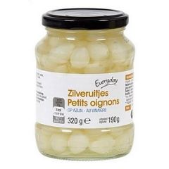 Small Silverskin Onions In Vinegar Everyday 12X320 Gr