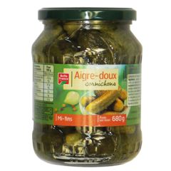 Sweet & Sour Gherkins Belle France 12X680 Gr