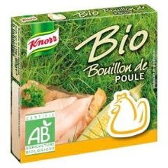 Chicken Bouillon Cube Organic Knorr 6 P. 15X60 Gr