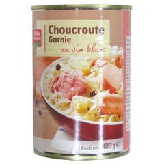Sauerkraut Meat & White Wine Belle France (Tin) 12X400 Gr