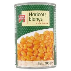 White  Beans In Tomato Sauce Belle France 12X400 Gr