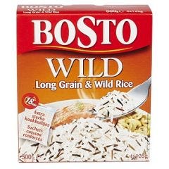 Mix Long Grain & Wild Rice Boil In The Bag Bosto 1X500 Gr