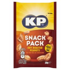 Kp Snack Pack Dry Roasted Peanuts 16X30G